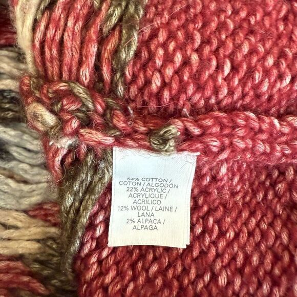 Victoria's Secret Wool/Alpaca Blend Fair Isle Oversized Sweater tunic size S - Picture 5 of 7